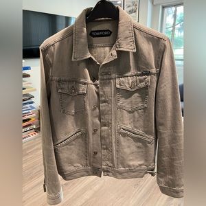 Tom Ford Classic Denim Jacket in Grey